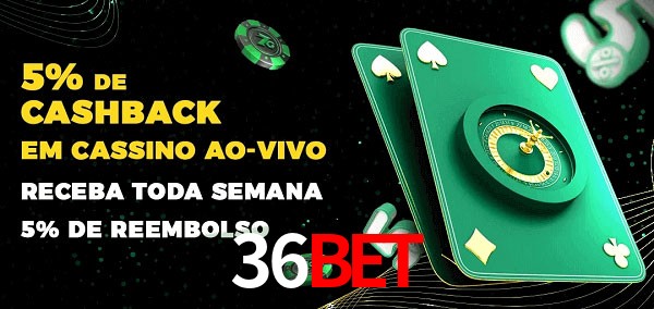 Promoções do cassino ao Vivo 36BET
